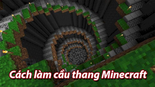 làm cầu thang minecraft