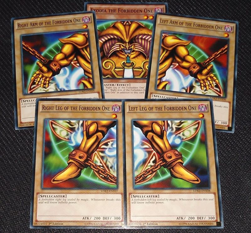 Exodia the Forbidden One là lá bài chỉ xuất hiện chính thức một lần