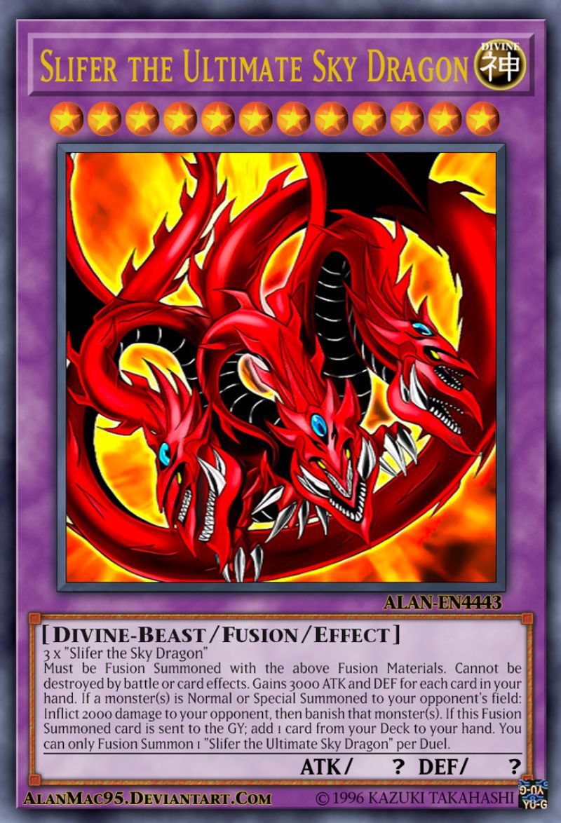 Slifer the Sky Dragon là một lá bài mà bất kỳ ai cũng không được chủ quan khi đối mặt