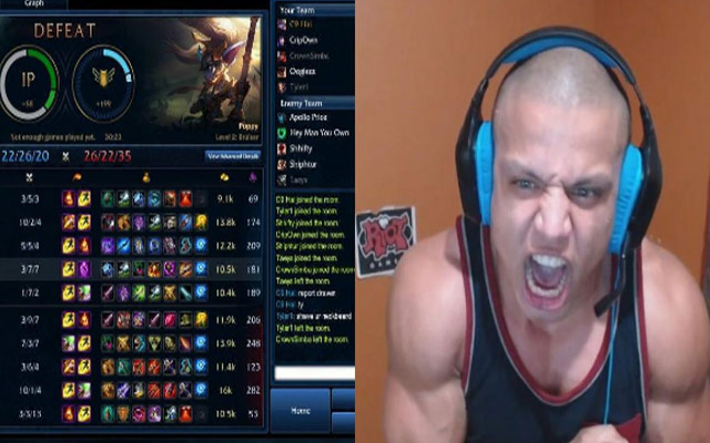 Tyler1 - người chơi bị khoá tài khoản rất nhiều do quá toxic