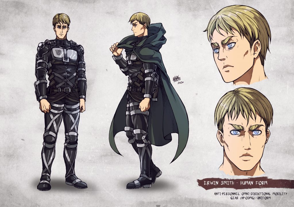 ngoại hình Erwin Smith